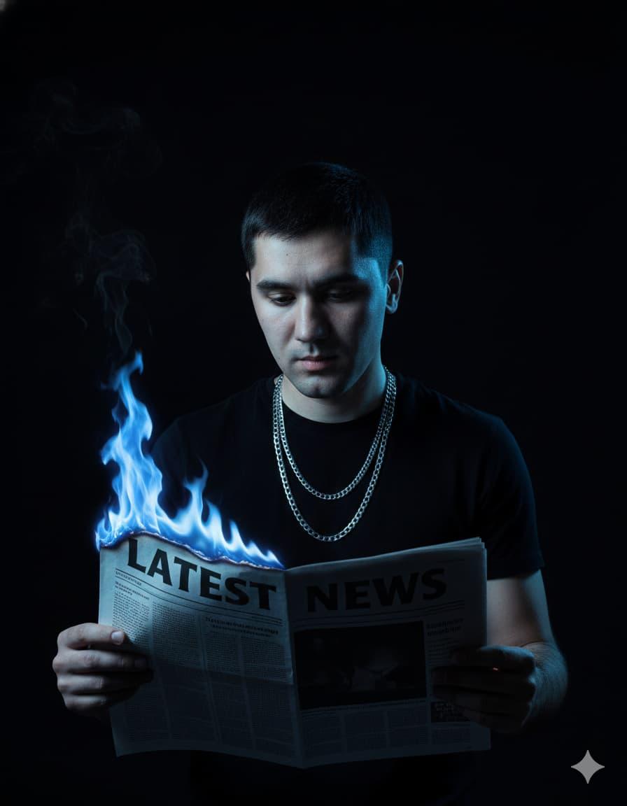 Синие новости по фото нейросеть